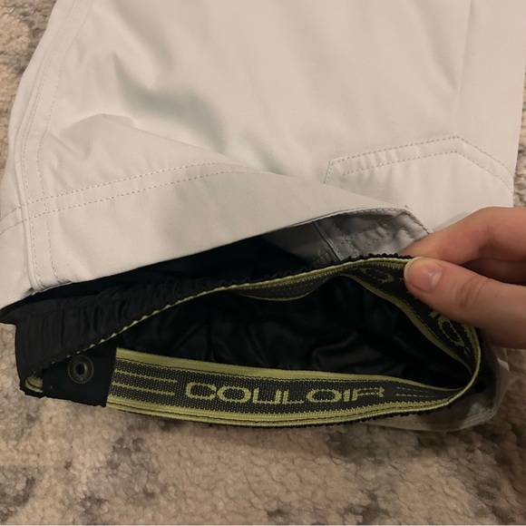 Vintage Luxury Brand Couloir Ski Pants Snowsuit snow pant white/grey waterproof - Picture 4 of 6